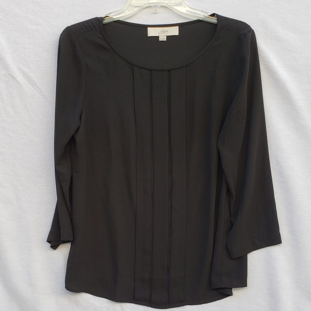 Loft Black Blouse